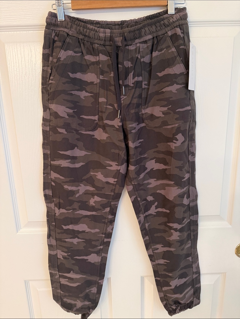 Athleta Olive and Dark Green Camo Joggers